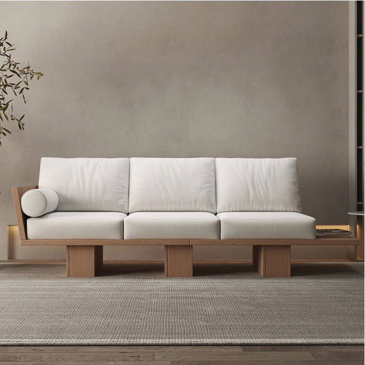 Parma Solid Wood Sofa