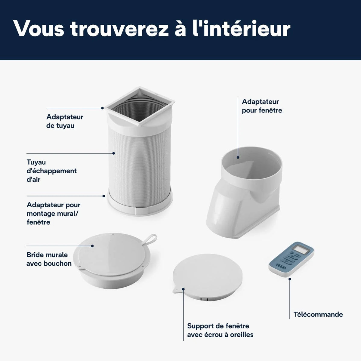 De'Longhi Pinguino Compact ES72 YOUNG, Modèle 2022, Climatiseur Mobile Silencieux, 8.300 BTU/h, 2,1 kW, 60m3, Gaz R290, Fonction Déshumidificateur, 24 Heures Timer, Classe Énergétique A, Blanc