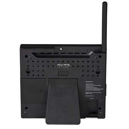 Estación Meteorológica AcuRite Atlas con Pantalla Directa a Wi-Fi y Detección de Rayos, Negra