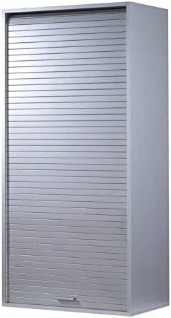 SIMMOB Meuble Haut de Cuisine Imitation Alu 3 Etagères 60 x 123,6 x 35 cm