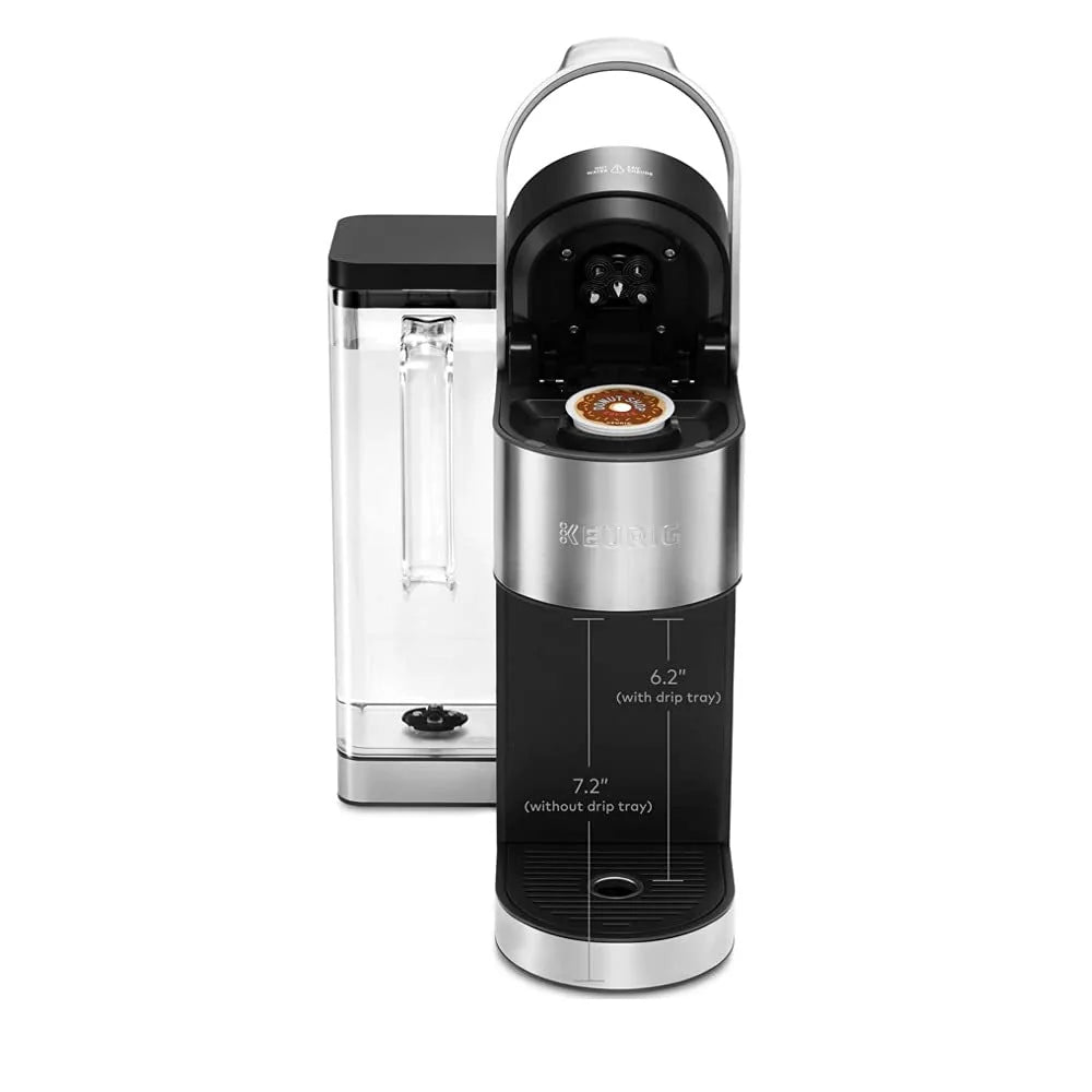 Keurig K-Supreme Plus C Cafetera de Una Sola Porción con Tecnología Multi-Stream Incluye 15 Cápsulas K-Cup, Filtro de Agua + Mango, Filtro Reutilizable Universal My K-Cup®