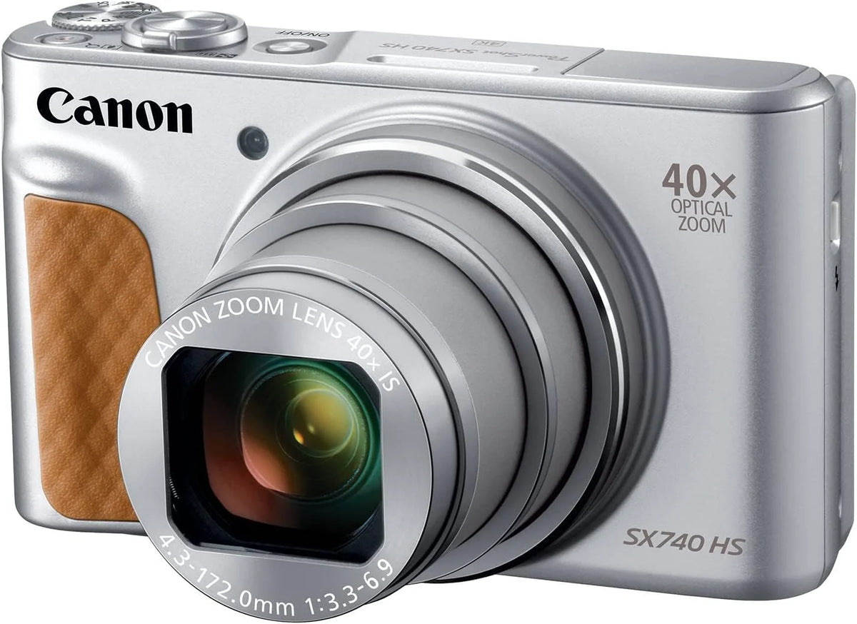 Canon - Powershot SX740 - Appareil Photo Numérique Compact - Argent 2956C002