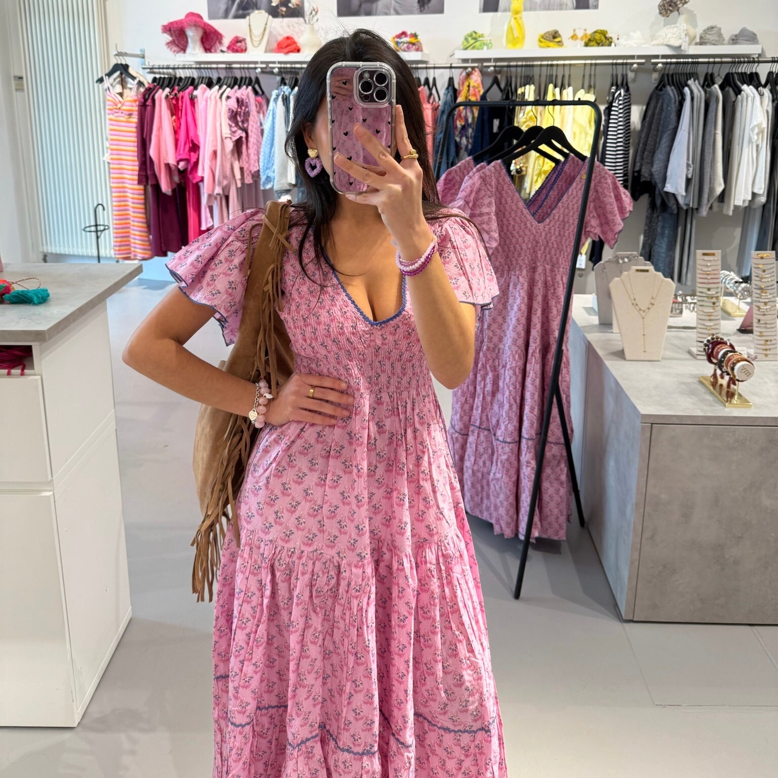 Place du Soleil - Sommerkleid mit floralem Print – Bild 1