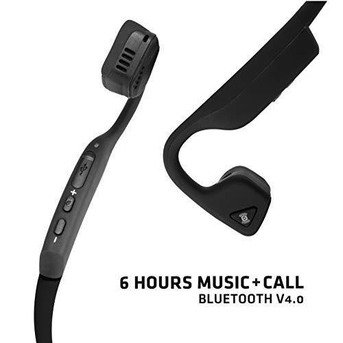 Aftershokz Auriculares Inalámbricos Bluetooth de Conducción Ósea Titanium, Negro