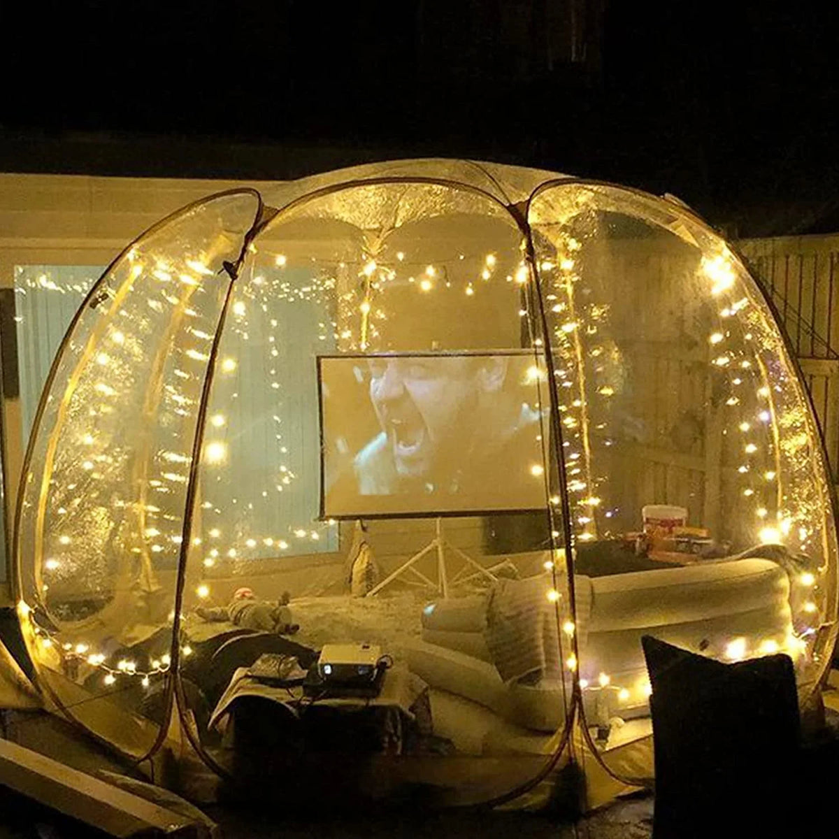 Alvantor Tienda Burbuja Gazebo Plegable, Cúpula Igloo para Jardín y Patio para 8-10 Personas