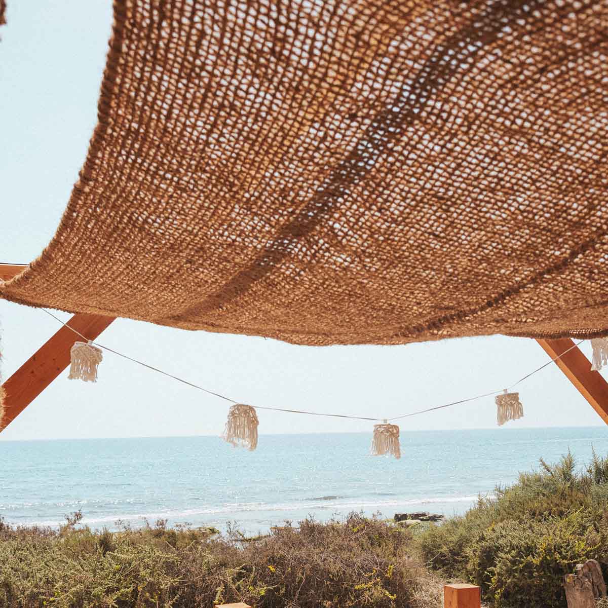 Toldo, Vela de sombra TURQUETA (fibra de coco)
