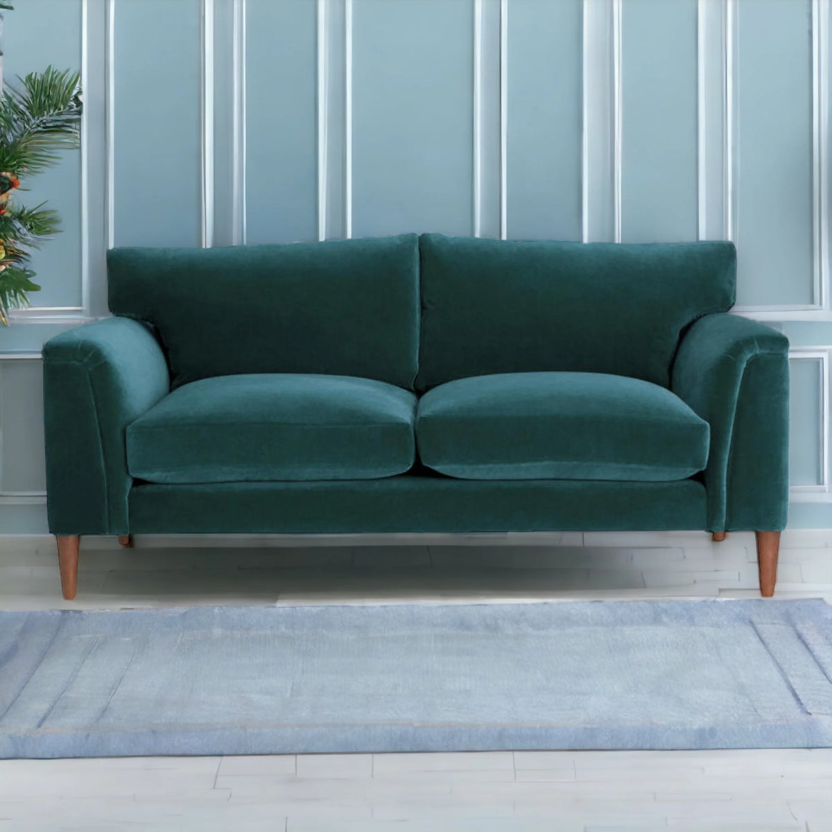 Jui 3 Seater Teak Wood Sofa