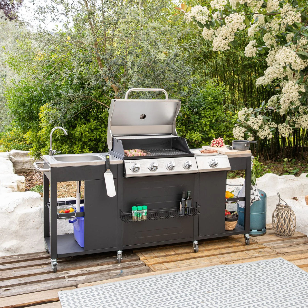 Cocina Exterior Texas - 4+1 Quemadores