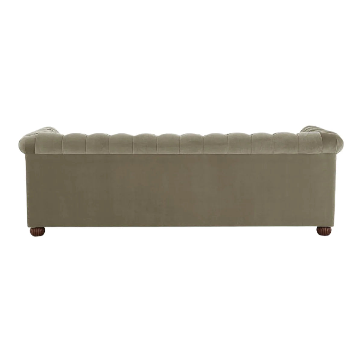 Brenna 3 Seater Teak Wood Fabric Sofa