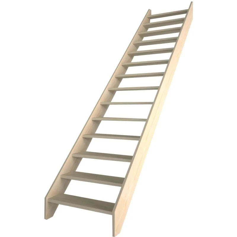 Escalier de meunier peu encombrant MGS65 65 cm de large Hauteur 280 cm