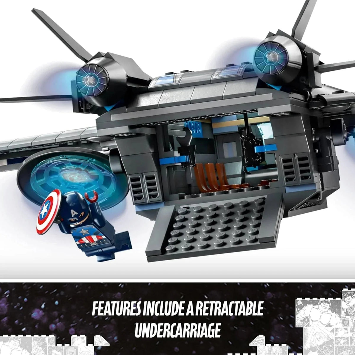 Lego Marvel Los Vengadores Quinjet 76248