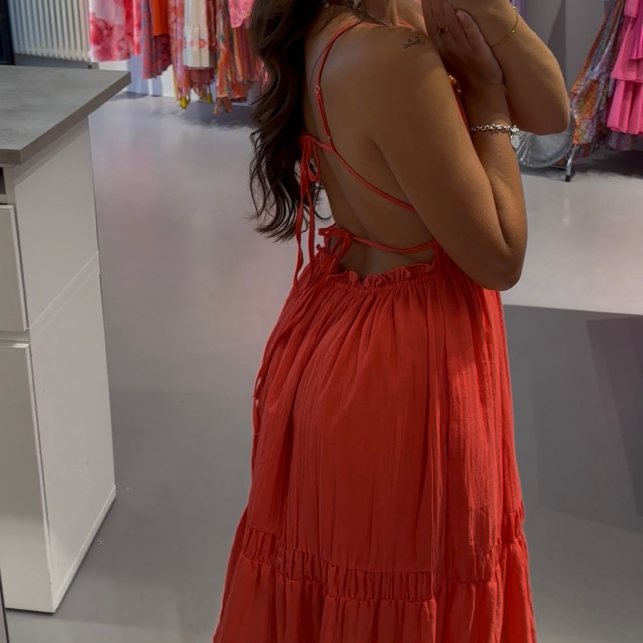 Maxikleid aus 100 % Baumwolle – Bild 3