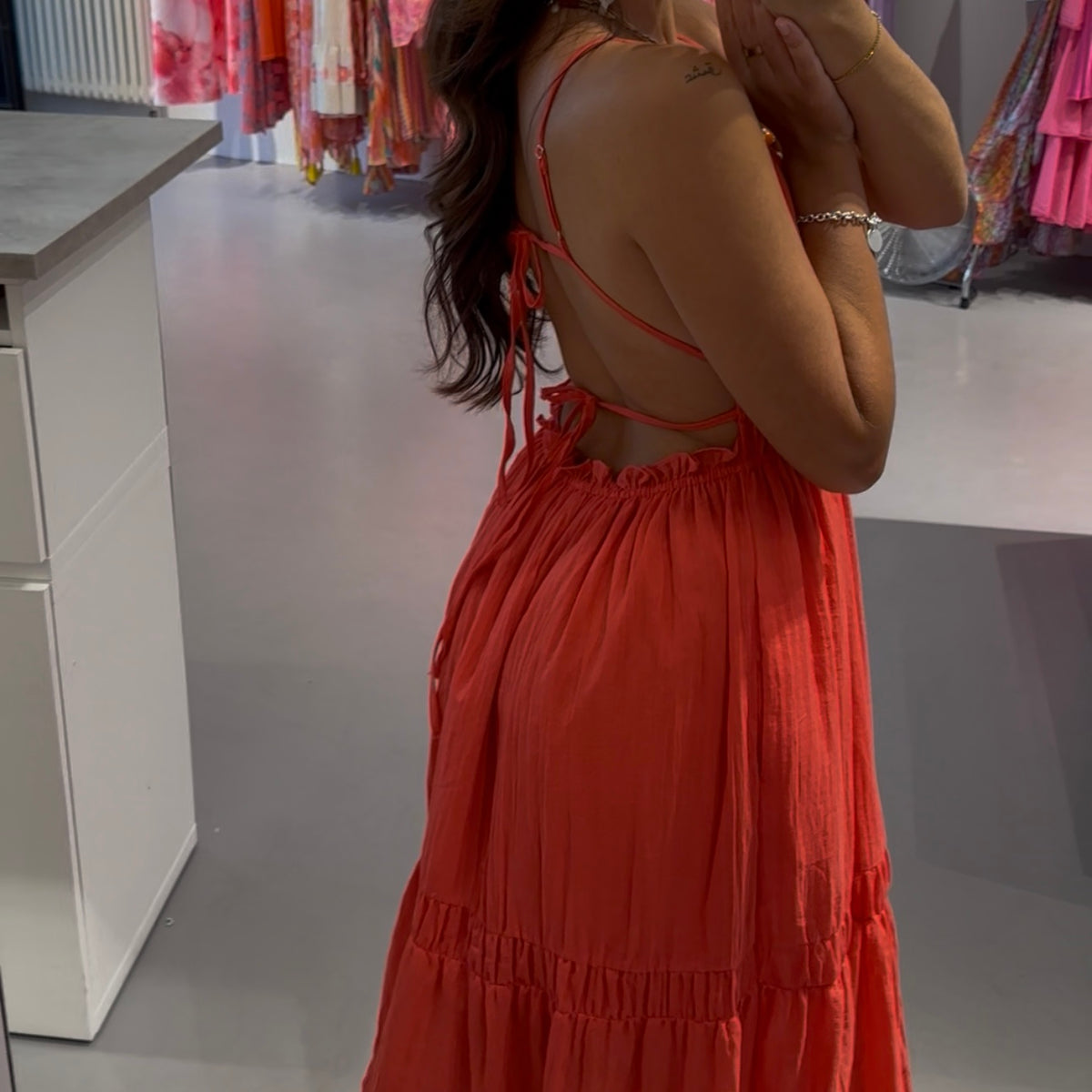 Maxikleid aus 100 % Baumwolle – Bild 3