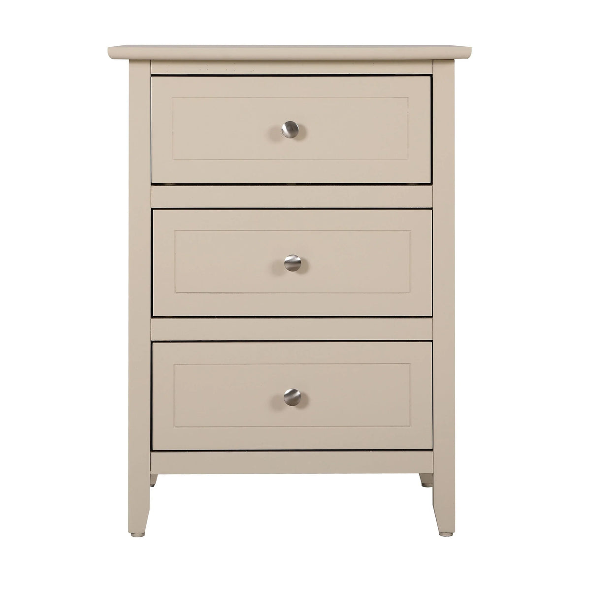 Daniel 3-drawer Transitional Wooden Nightstand
