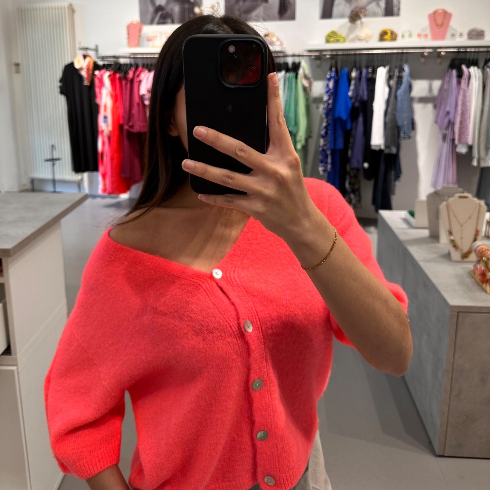 Zarter Strick-Cardigan – Bild 1