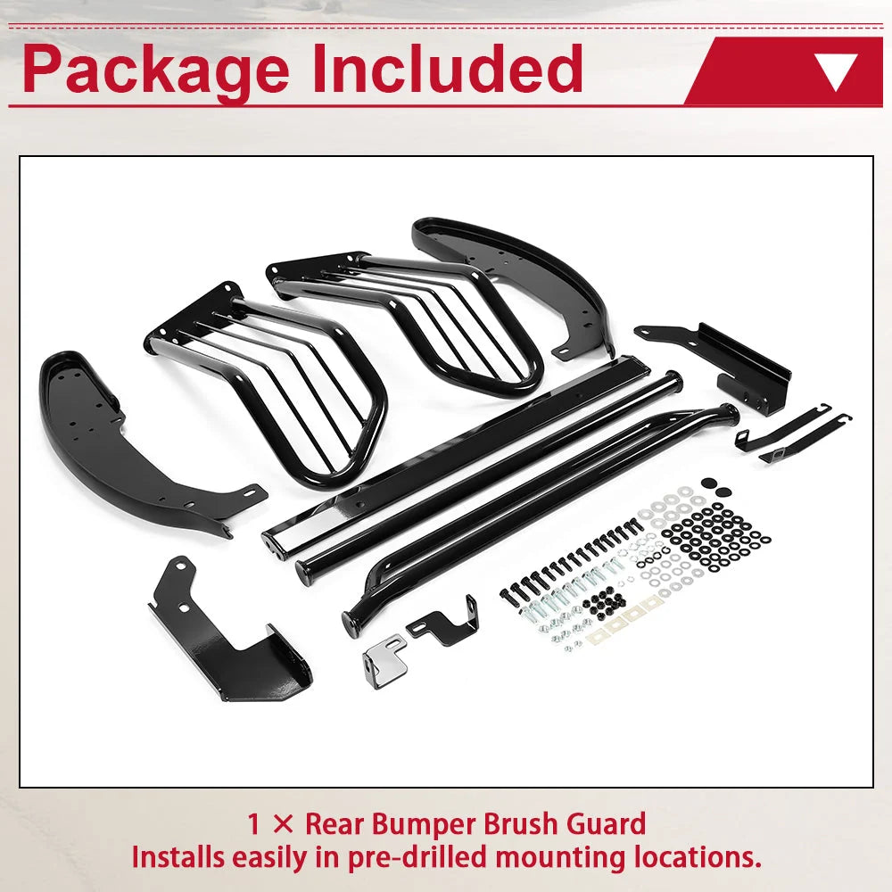 Protector de Rejilla y Parachoques delantera de Acero Negro Kojem para Toyota Tundra 2000-06 y Sequoia 2001-04