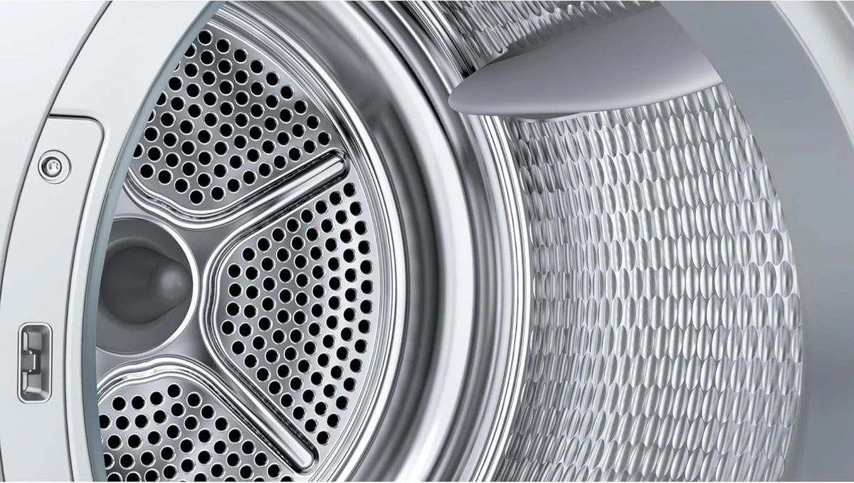 Bosch Sèche-linge avec pompe à chaleur 8 kg Série 4 Easy Clean AutoDry Anti-rides Blanc WTR85V00ES