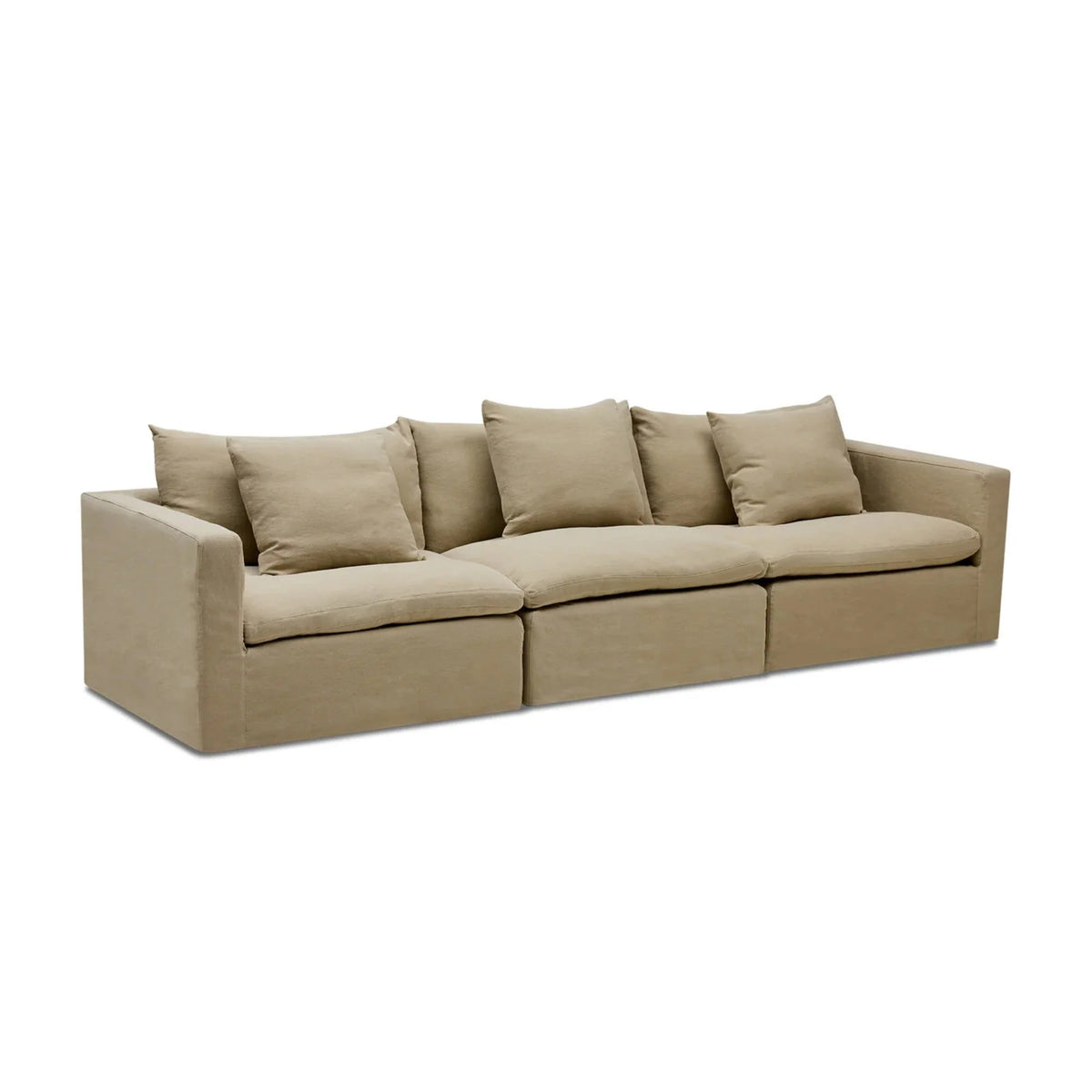 Nismaaya Cape Modular Sofa Warm Stone 3 Seater
