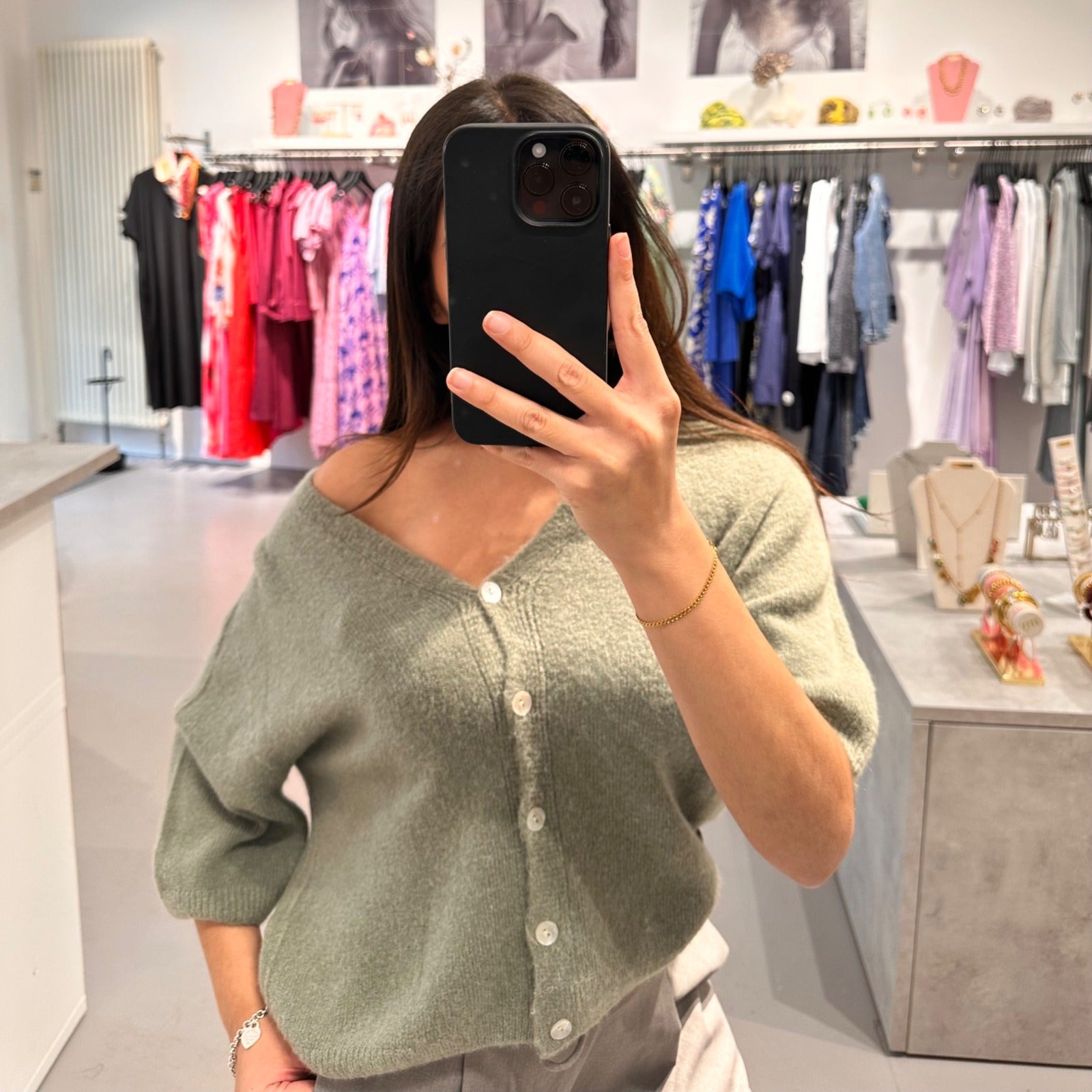 Zarter Strick-Cardigan – Bild 2