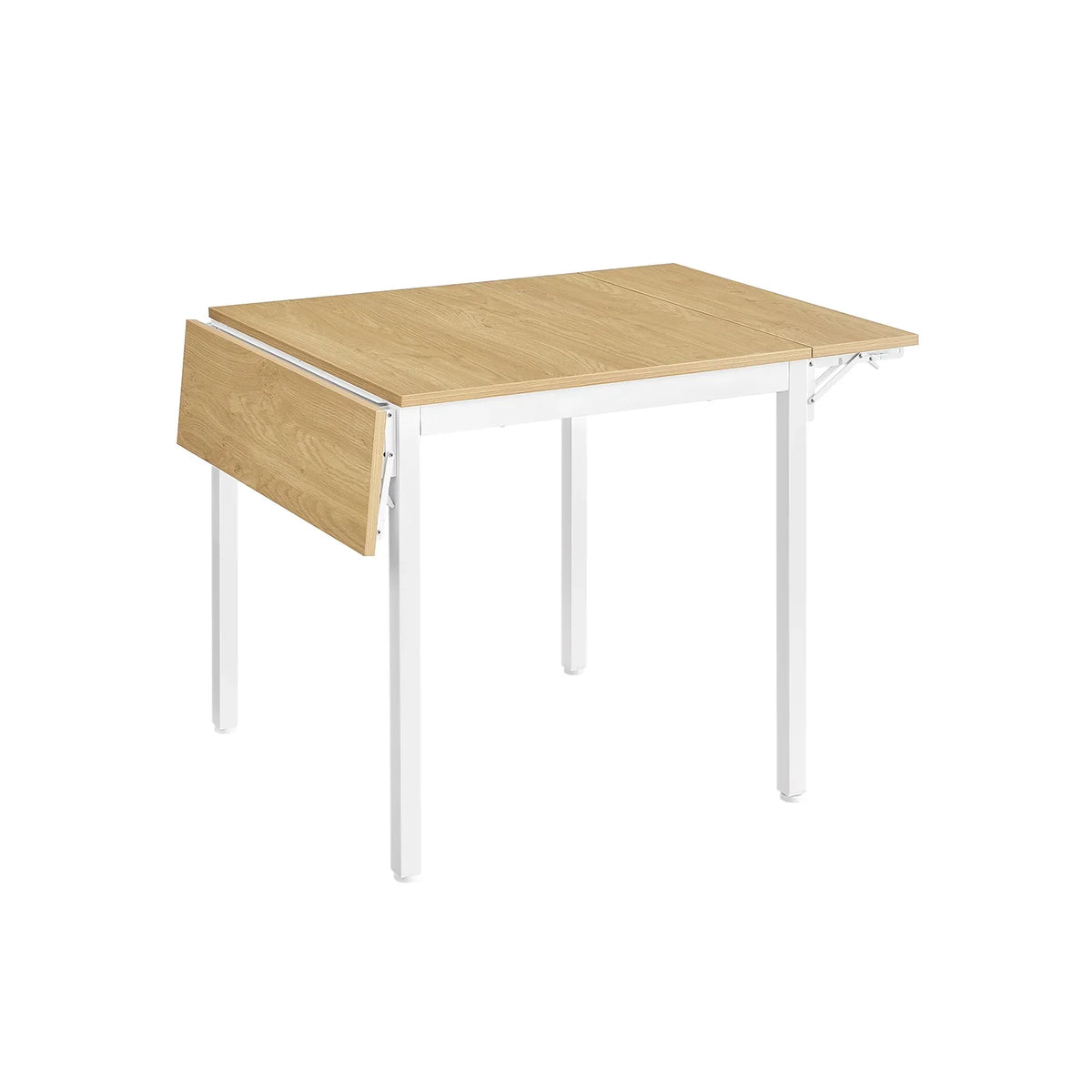 Mesa de Comedor Marrón Rústico y Negro