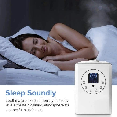 Humidificadores LEVOIT para Dormitorio y Habitaciones Grandes (6L), Humidificador Ultrasónico de Aire con Niebla Cálida y Fría para el Hogar, Toda la Casa, Cuarto del Bebé, Humedad Personalizada, Control Remoto, Libre de Gérmenes y Ultra Silencioso