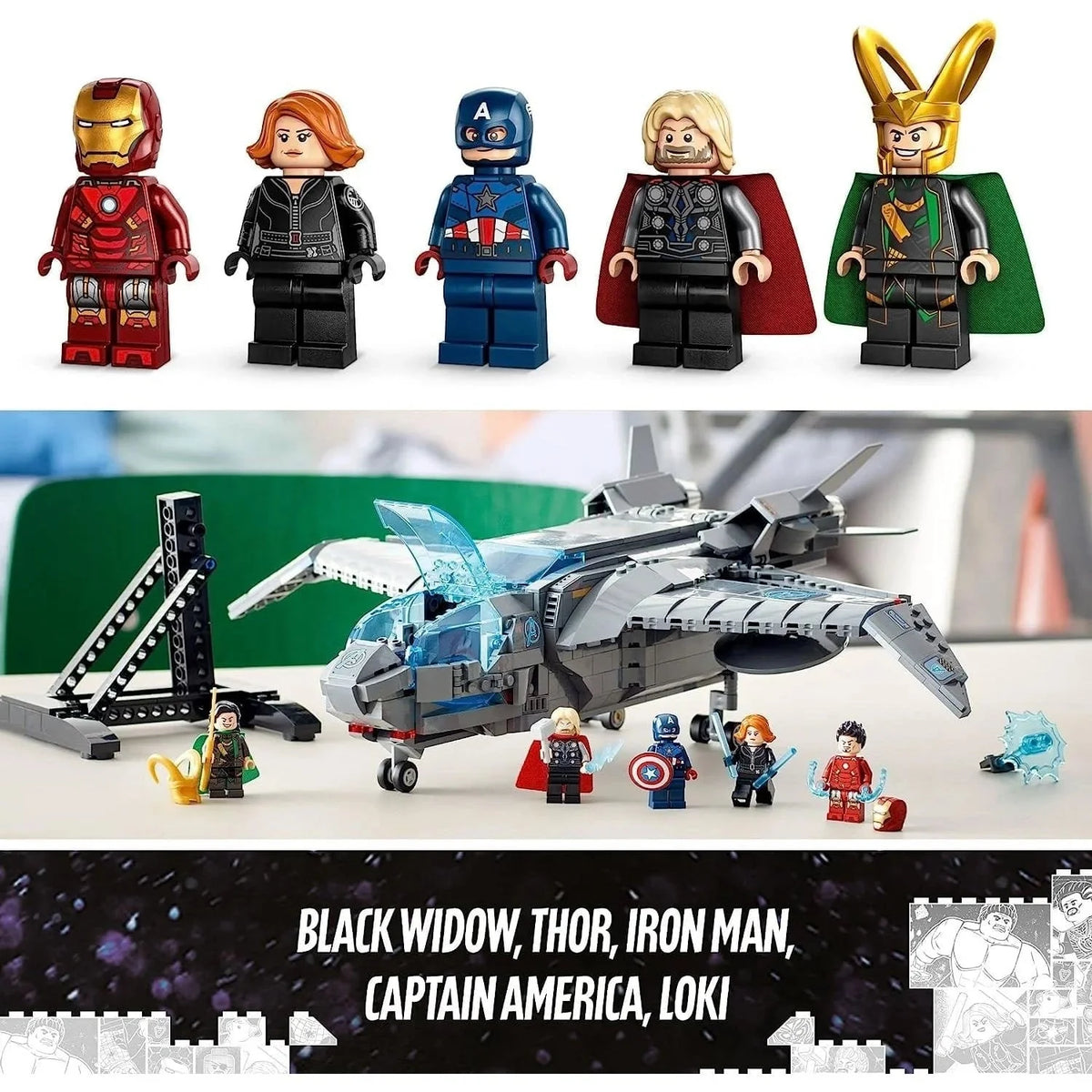 Lego Marvel Los Vengadores Quinjet 76248