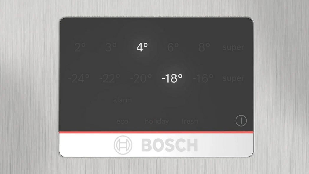 Bosch KGN367LDF - Série 4, Réfrigérateur combiné pose libre, 186 x 60 cm, Acier inoxydable
