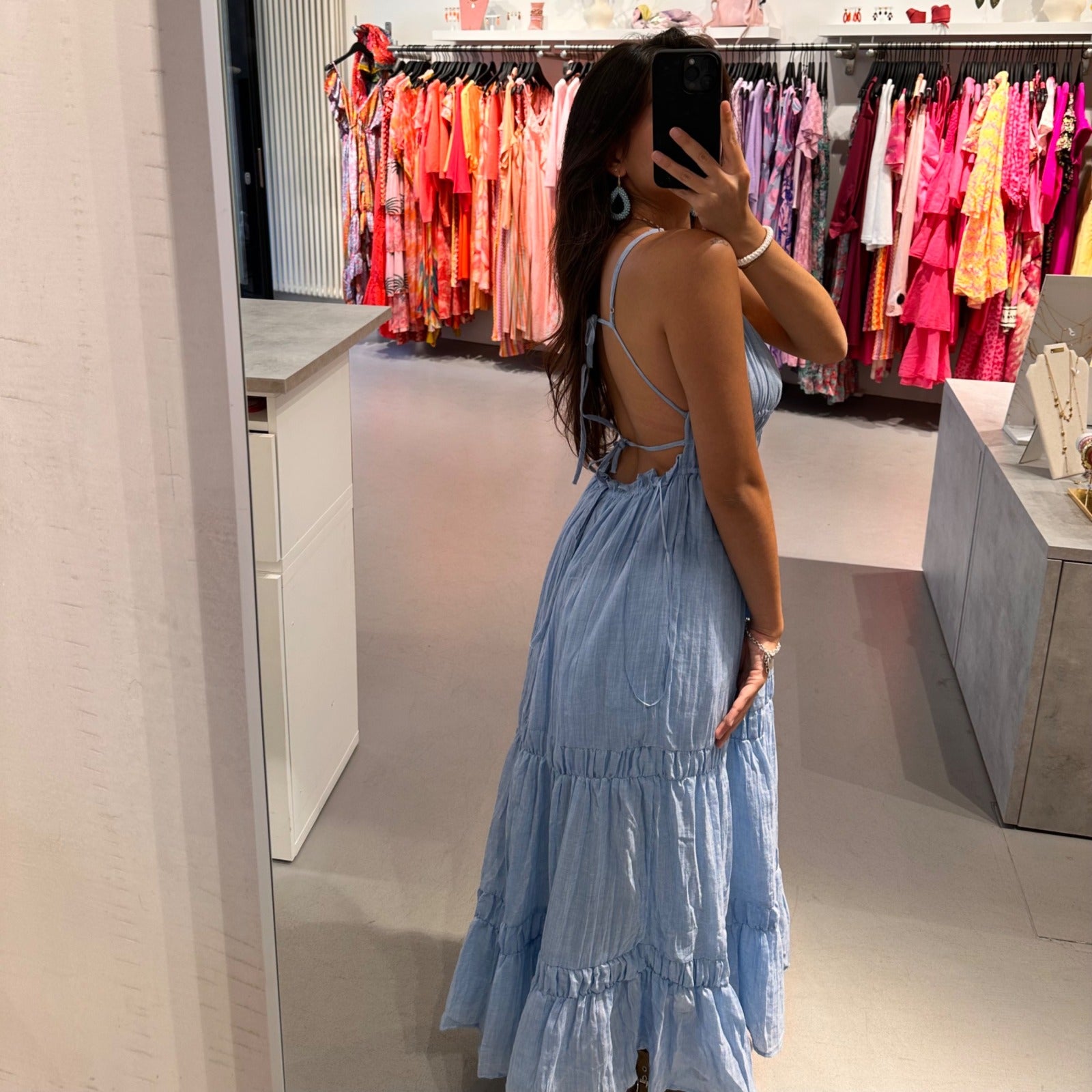 Maxikleid aus 100 % Baumwolle – Bild 3