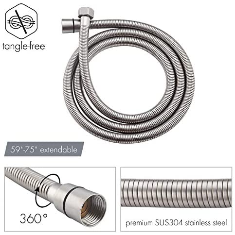 Sistema de Ducha KES con Cabezal de Ducha Rain de 12 Pulgadas