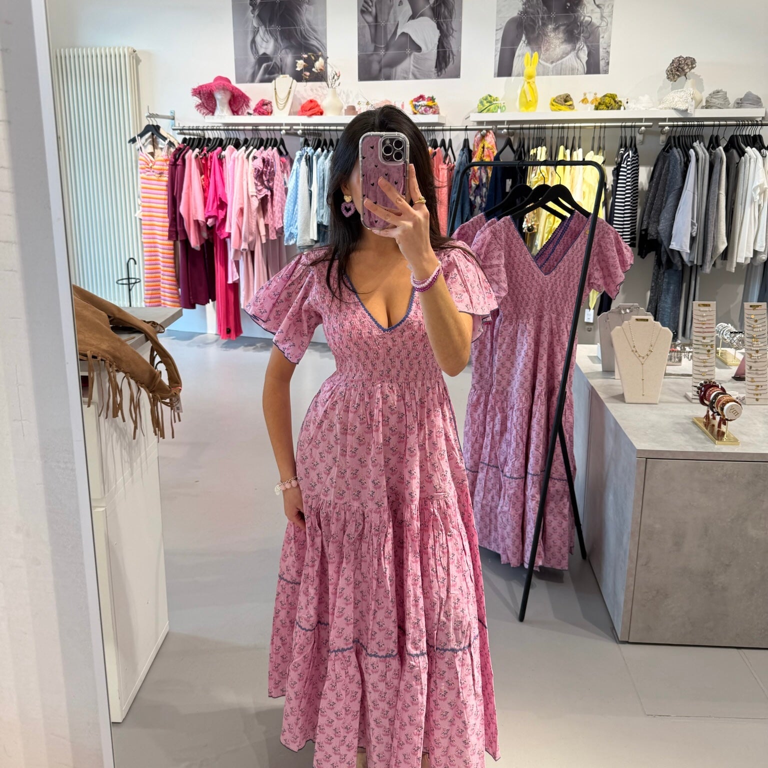 Place du Soleil - Sommerkleid mit floralem Print – Bild 4