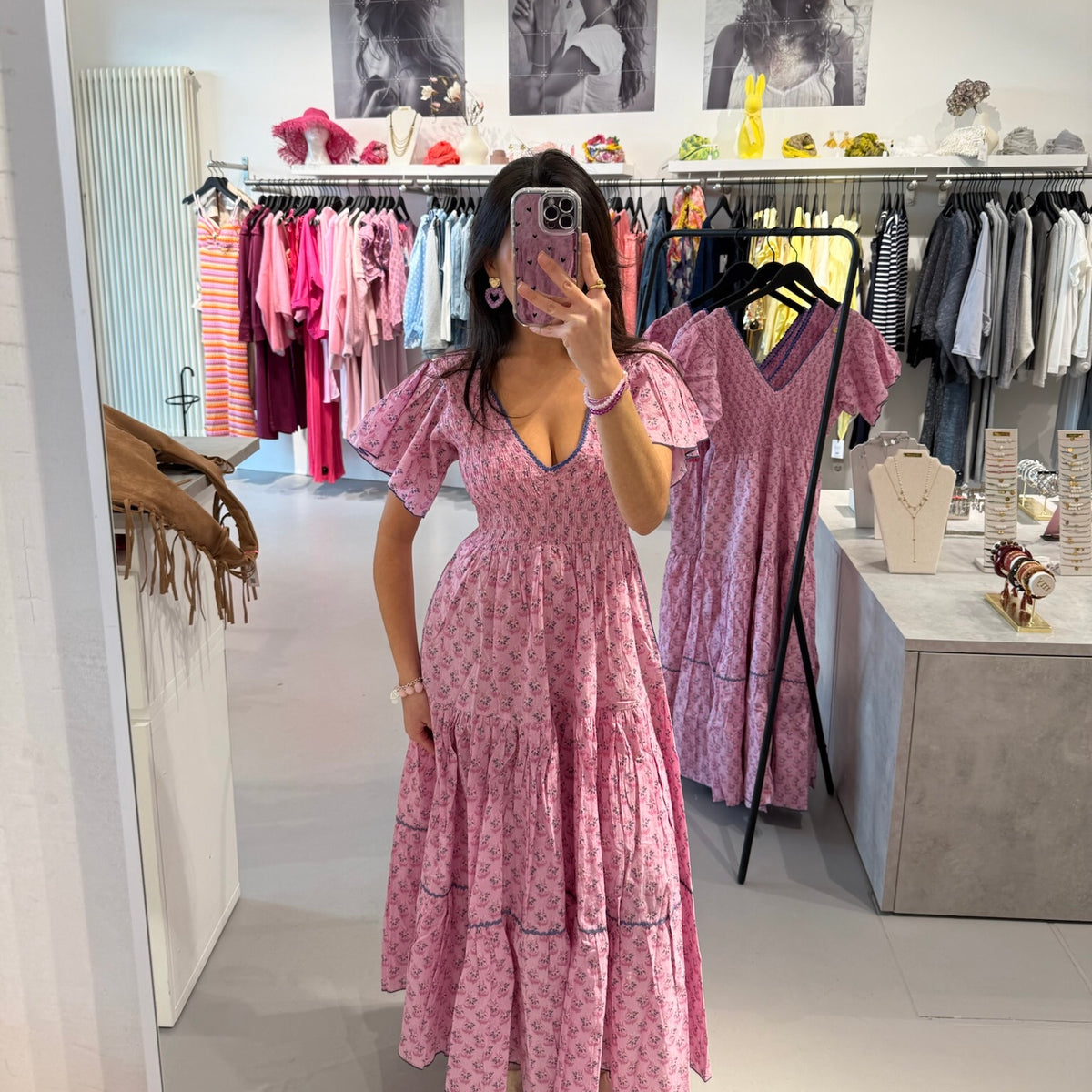 Place du Soleil - Sommerkleid mit floralem Print – Bild 4