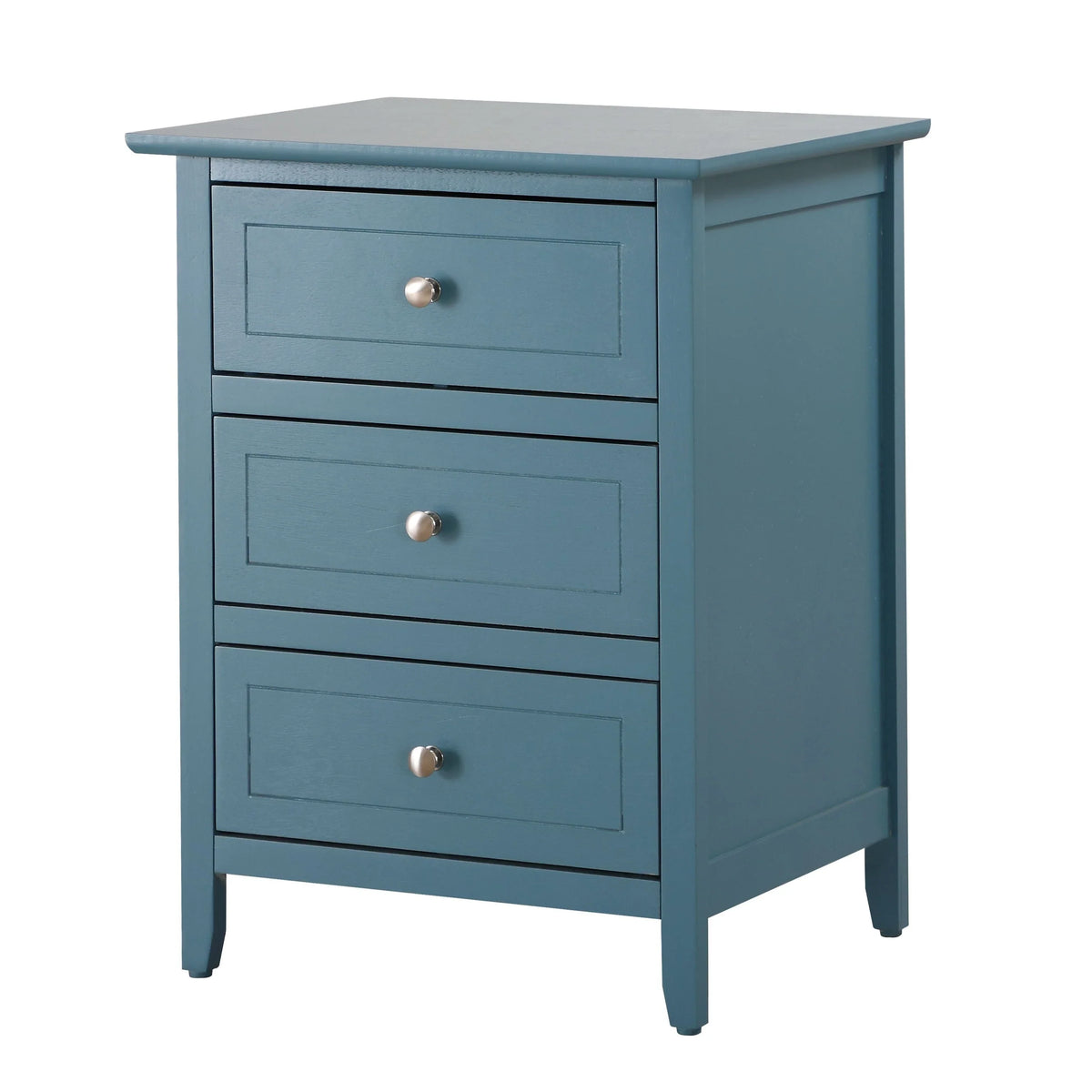 Daniel 3-drawer Transitional Wooden Nightstand