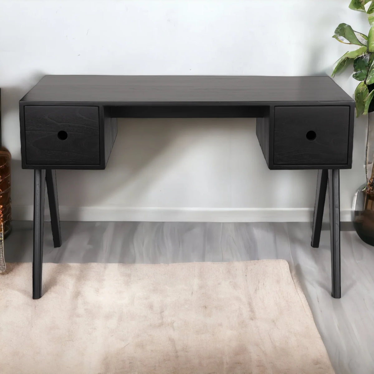 Maree Solid Teak Wood Office Desk