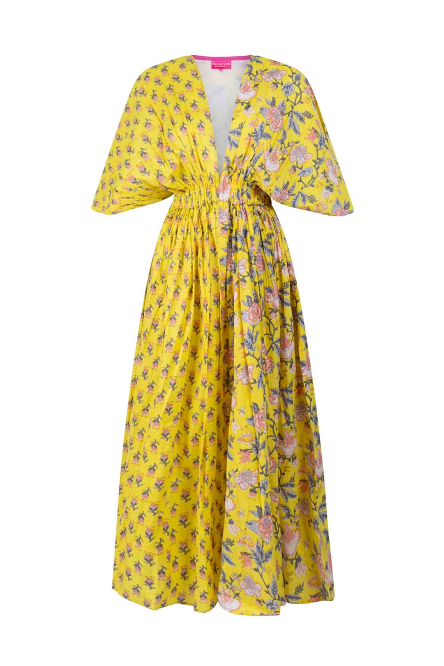 Place du Soleil - Sommerliches Baumwollkleid mit floralem Print
