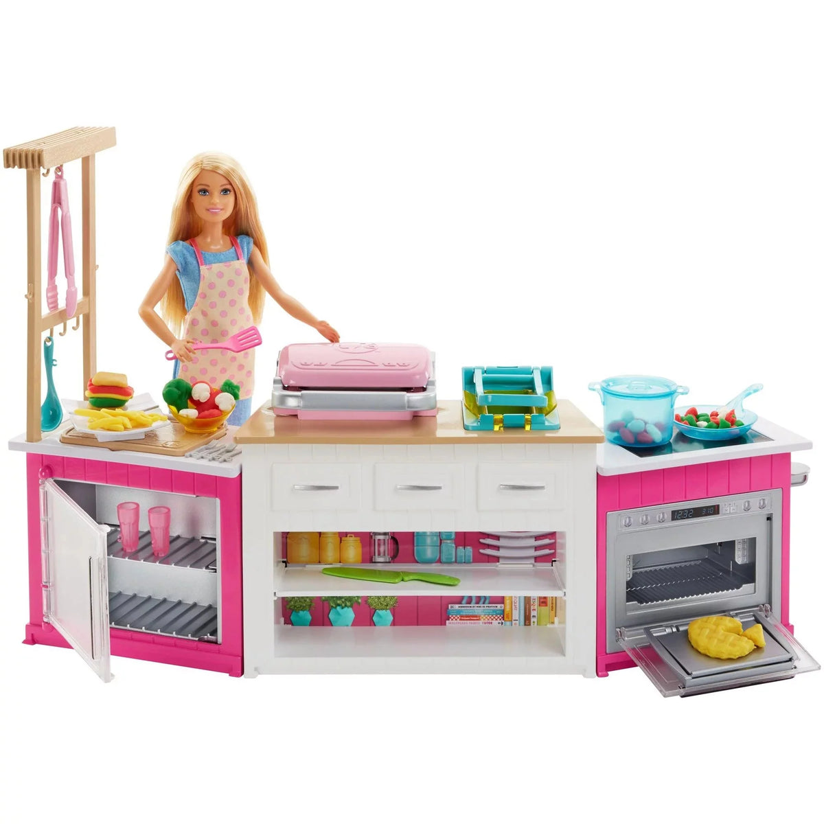 Barbie Cocina Definitiva para Cocinar y Hornear con Muñeca Chef